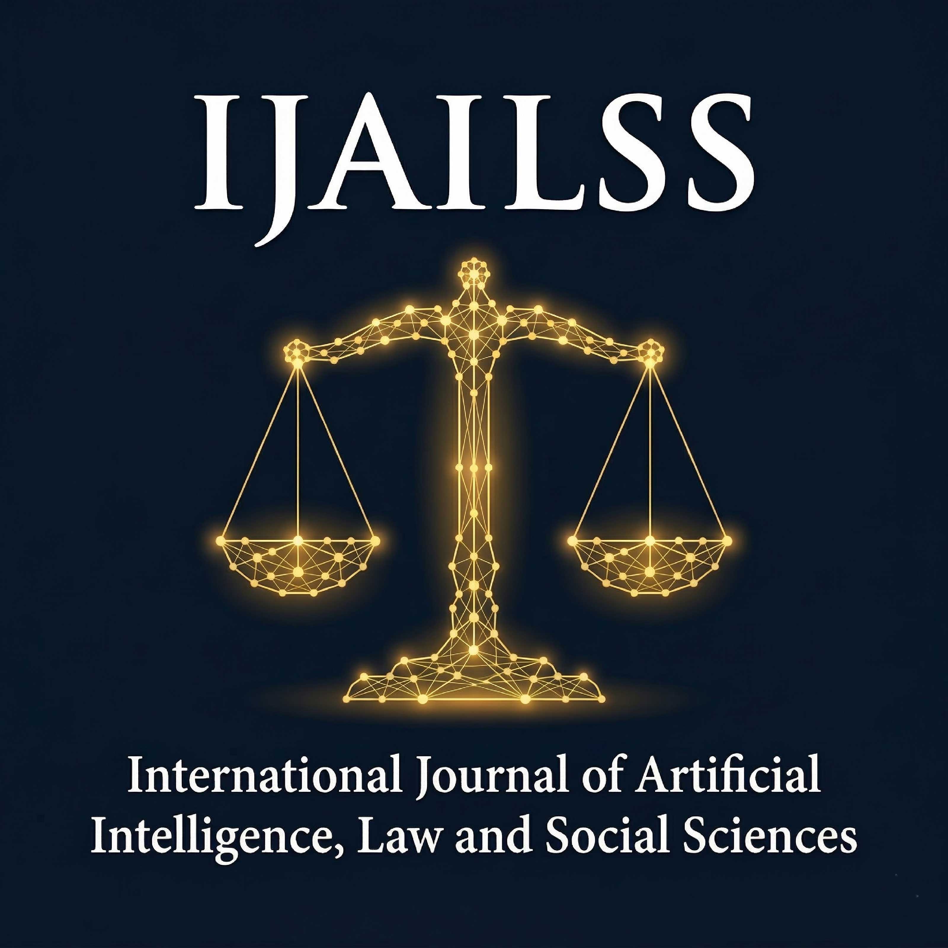 IJAILSS Journal Cover - Golden Scales of Justice with Neural Network Design